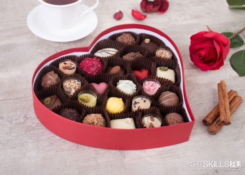 Набор шоколадных конфет ручной работы «Щедрое сердце»